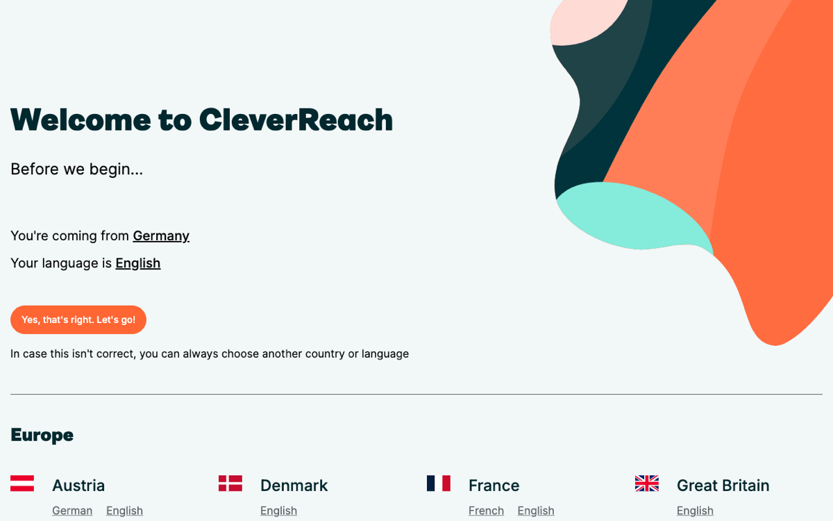 CleverReach screenshot
