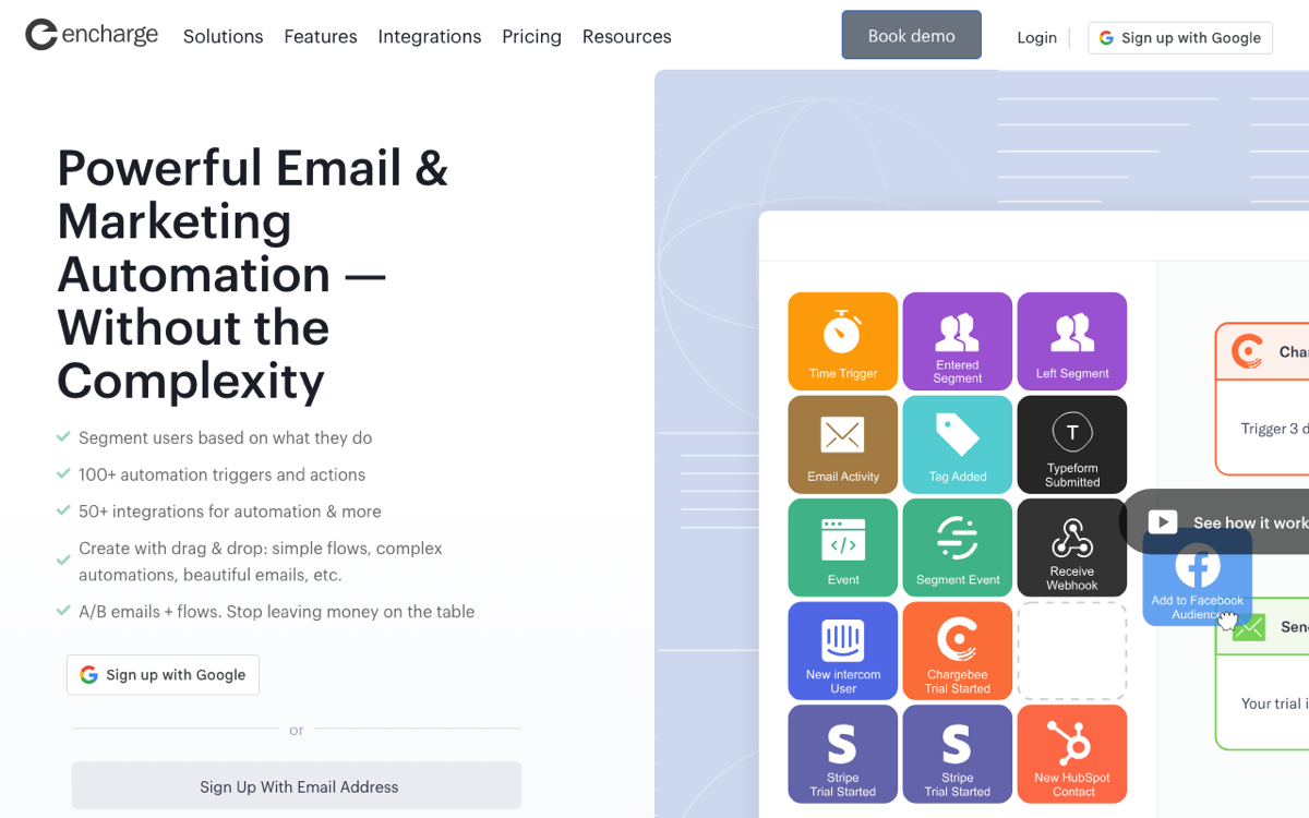 Encharge screenshot