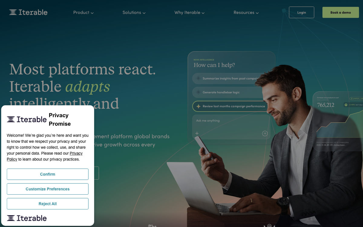 Iterable screenshot