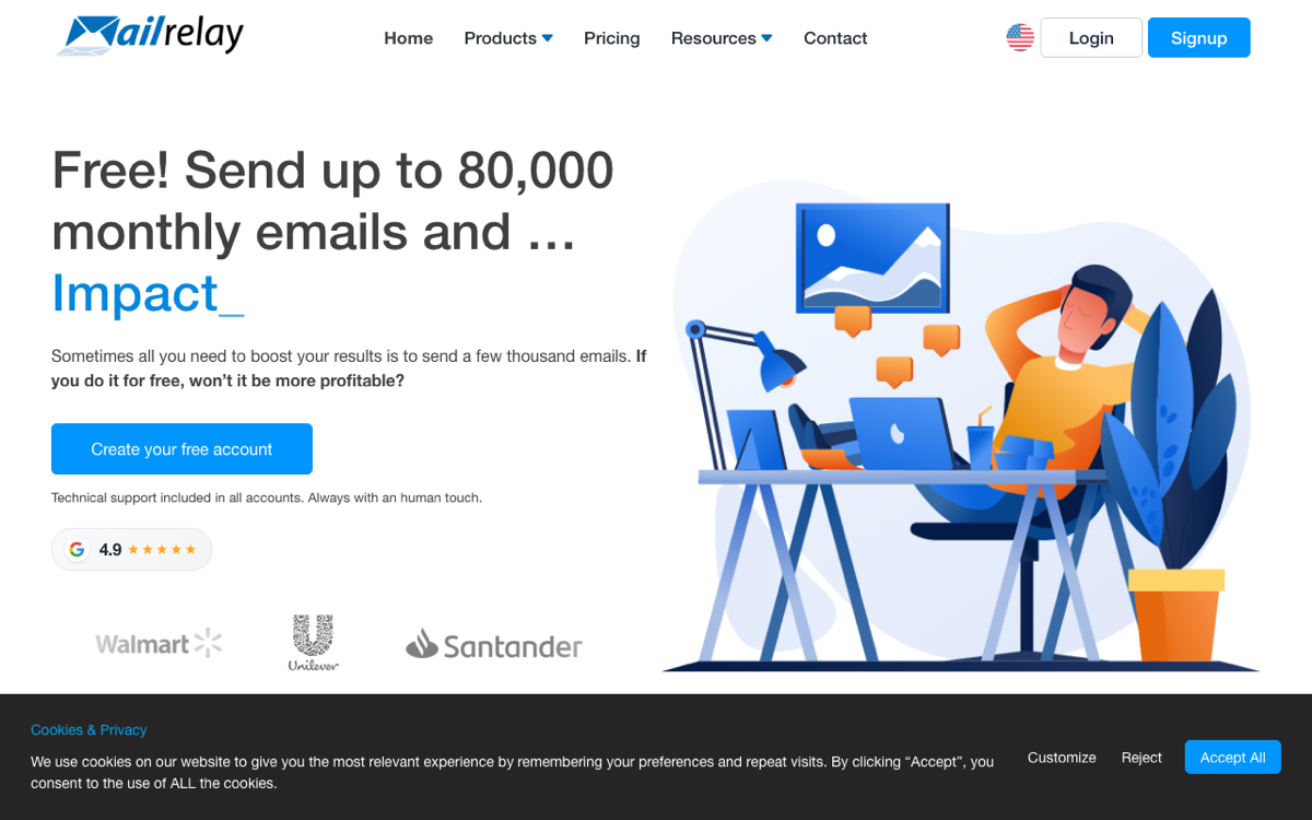 Mailrelay screenshot