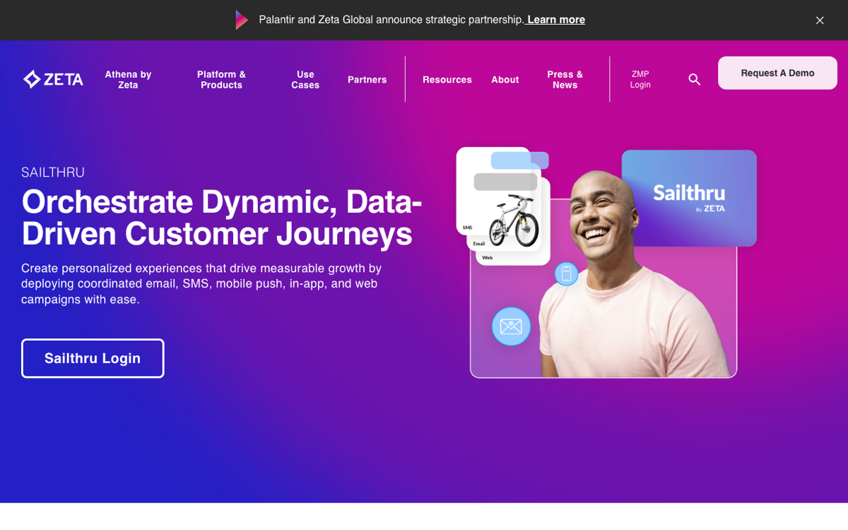 Sailthru (Zeta Global) screenshot