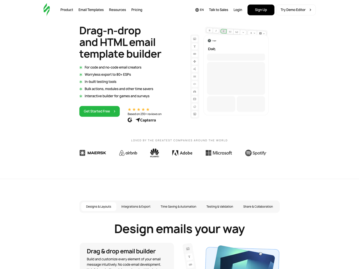 Stripo website screenshot